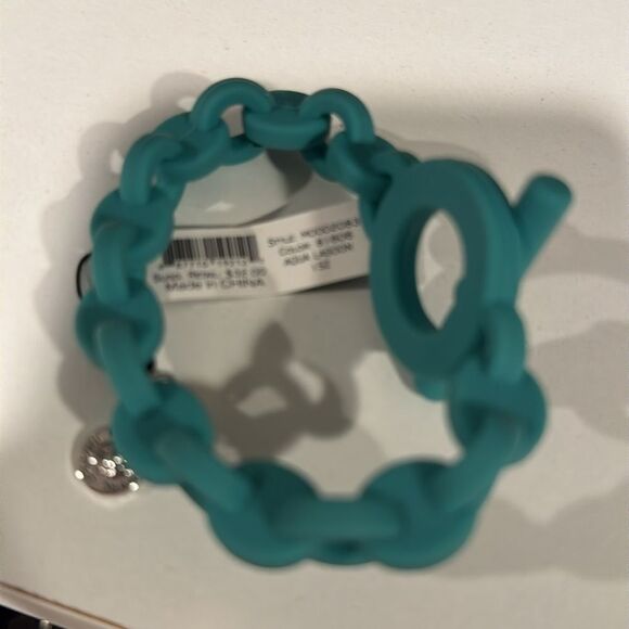 🎉Last Deal 🎉Chunky Teal Bracelet - Picture 2 of 8